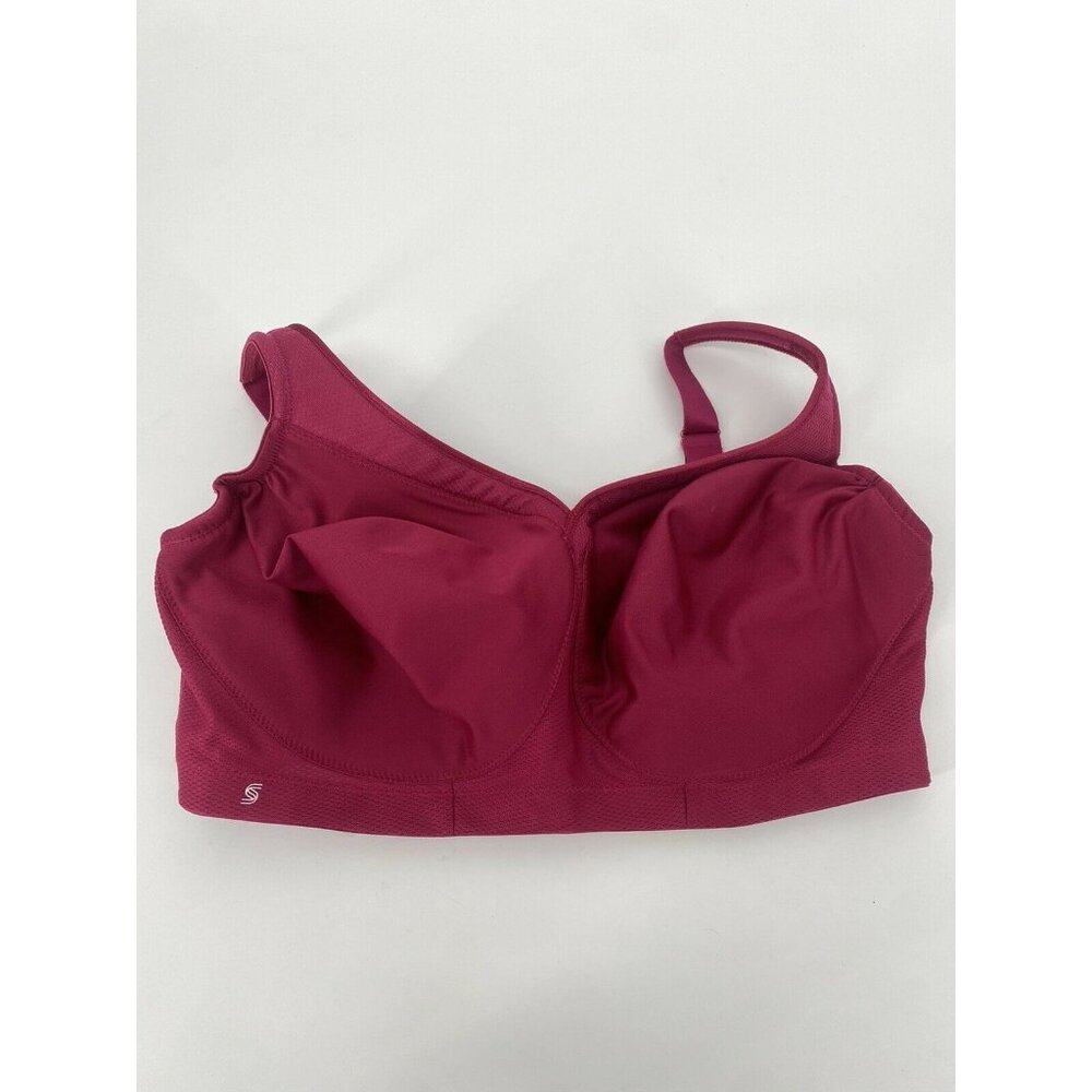 GLAMORISE Hot Pink No Bounce Cami Sports Bra, US  43G NWOT No Underwire